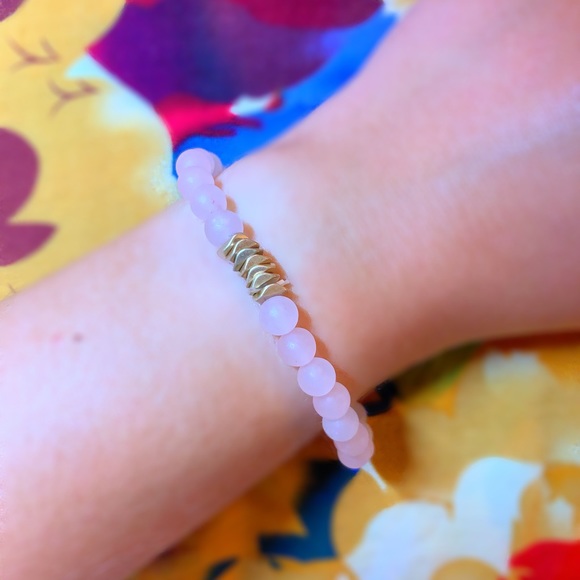 Jewelry - Frosted Pink Bracelet NWOT